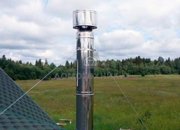 как установить трубу на крыше из металлочерепицы