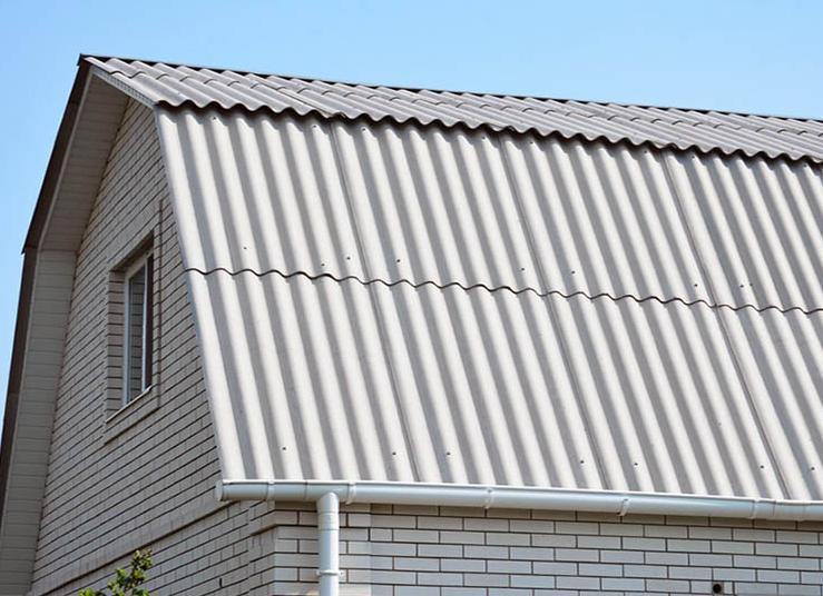 мансардная крыша из шифера