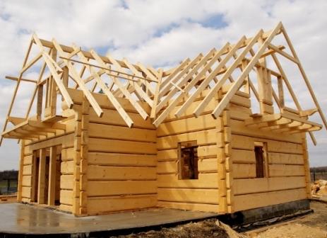 стропильная система в деревянном доме