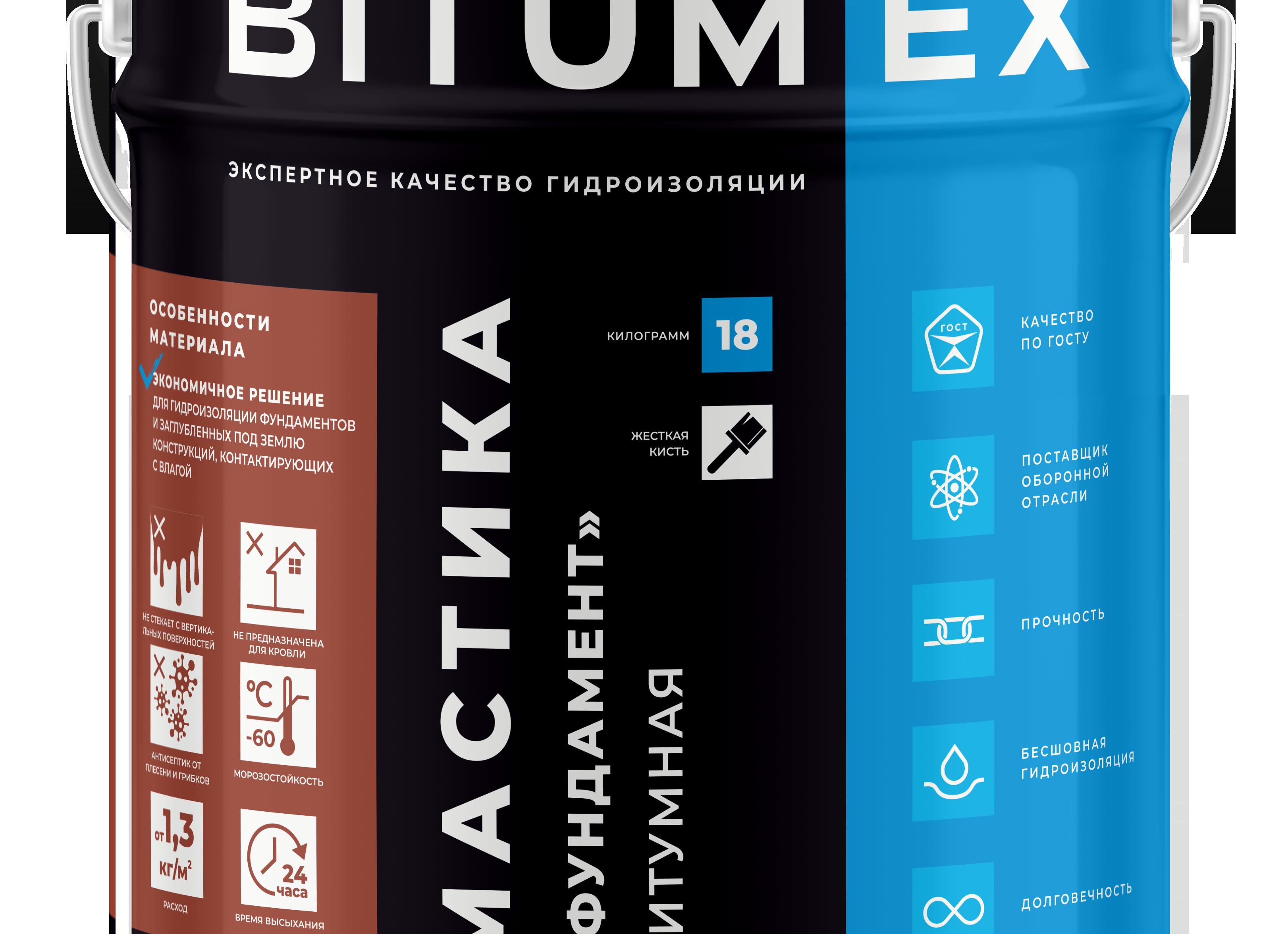 время высыхания битумной мастики