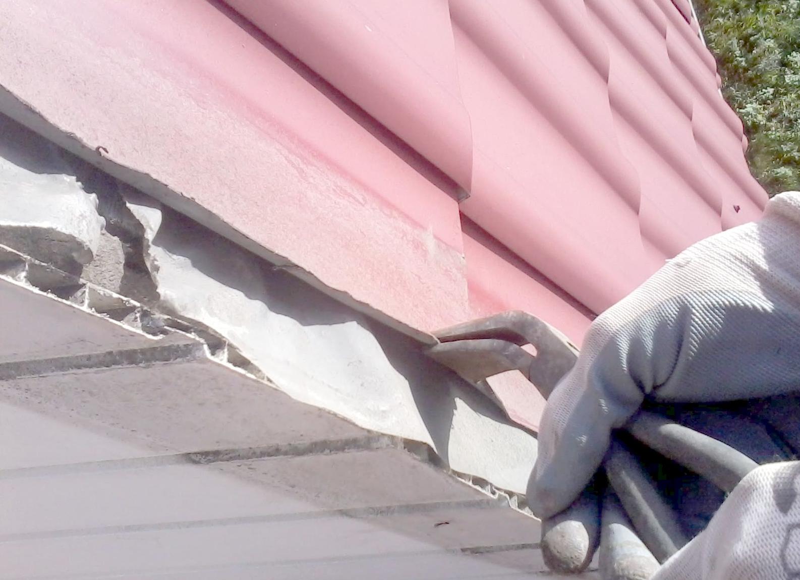 ремонт протечки крыши из металлочерепицы