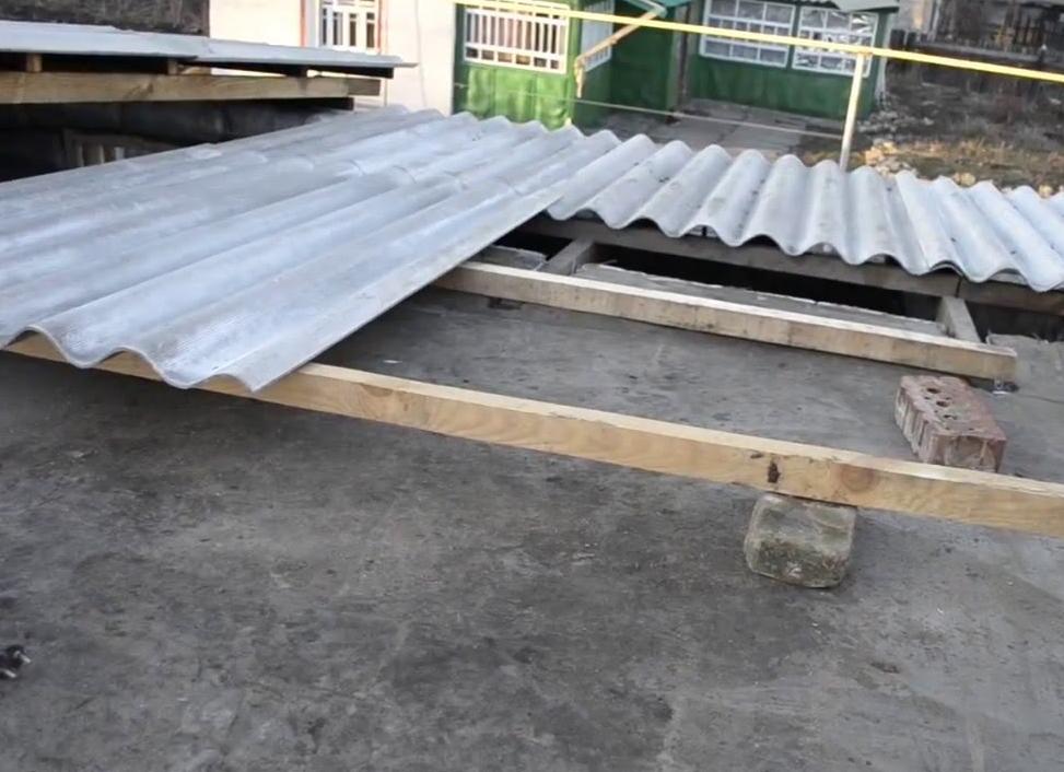 как покрыть четырехскатную крышу шифером