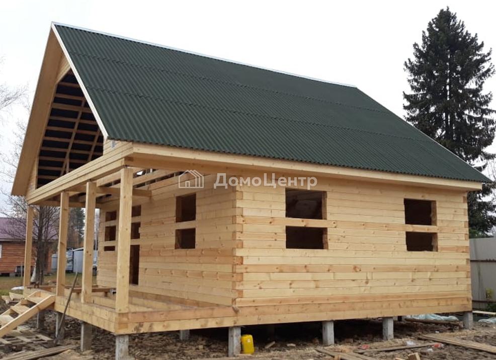 временная крыша на сруб