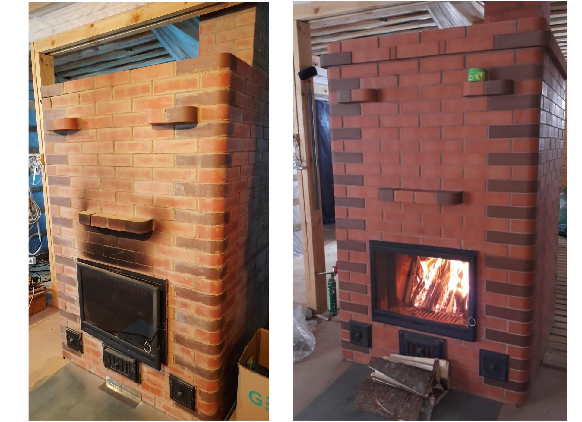 Ремонт печной трубы из кирпича на крыше