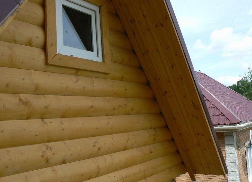 чем обшить фронтон мансарды