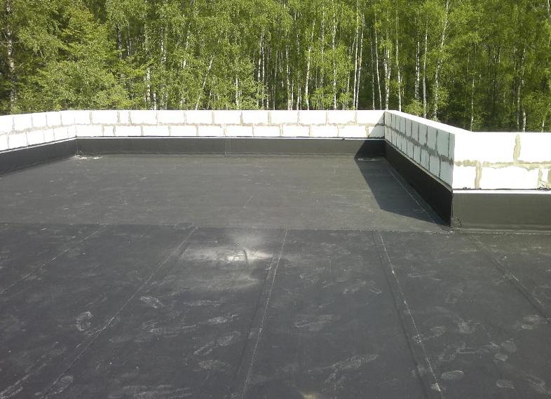 плоская неэксплуатируемая кровля