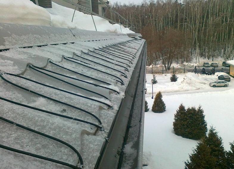 подогрев крыши от снега