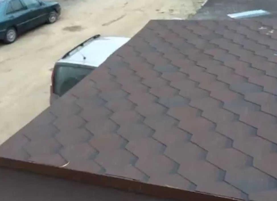 кровля односкатная черепицей