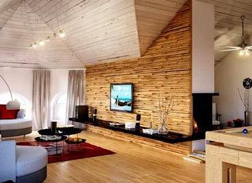 освещение на мансардном этаже