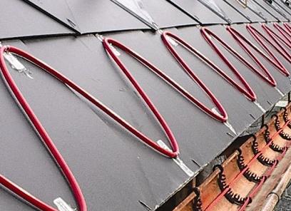 подогрев крыши и водостоков от наледи